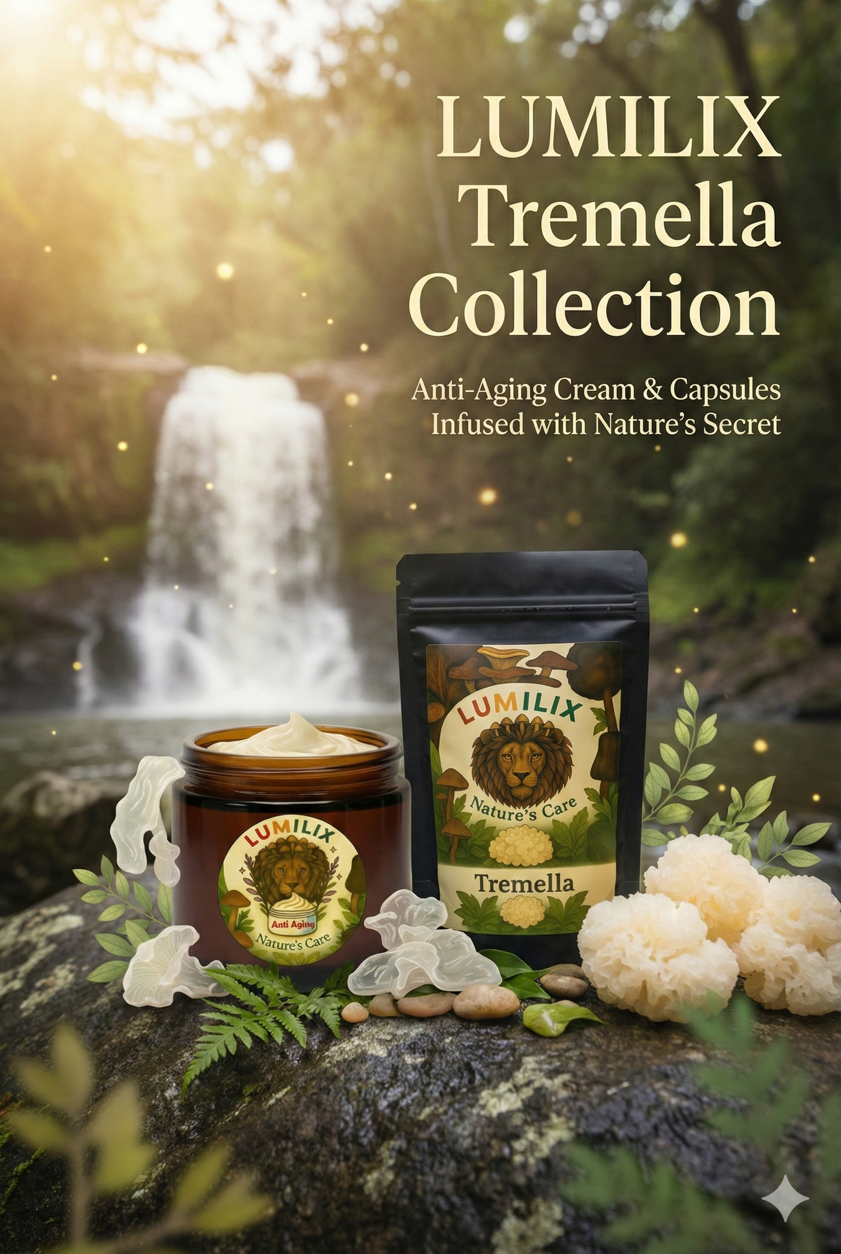 LUMILIX Tremella Botanical Radiance Cream & Capsules Combo